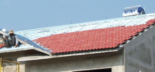 Vị trí sử dụng ngói đờ mi